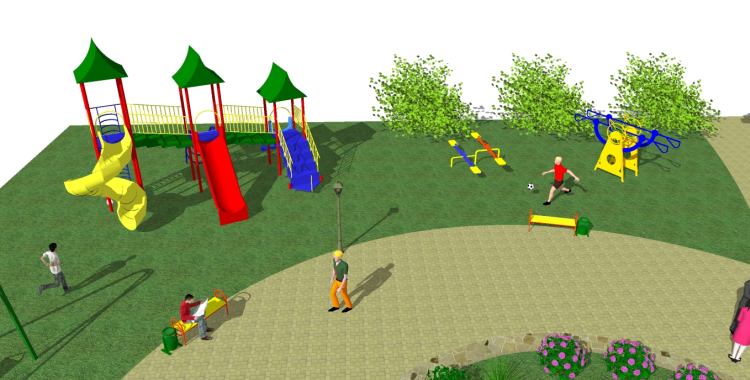 Проект типовой детской площадки