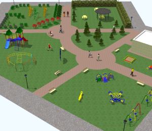 Проект типовой детской площадки