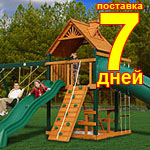 Деревянные детские площадки в Казани