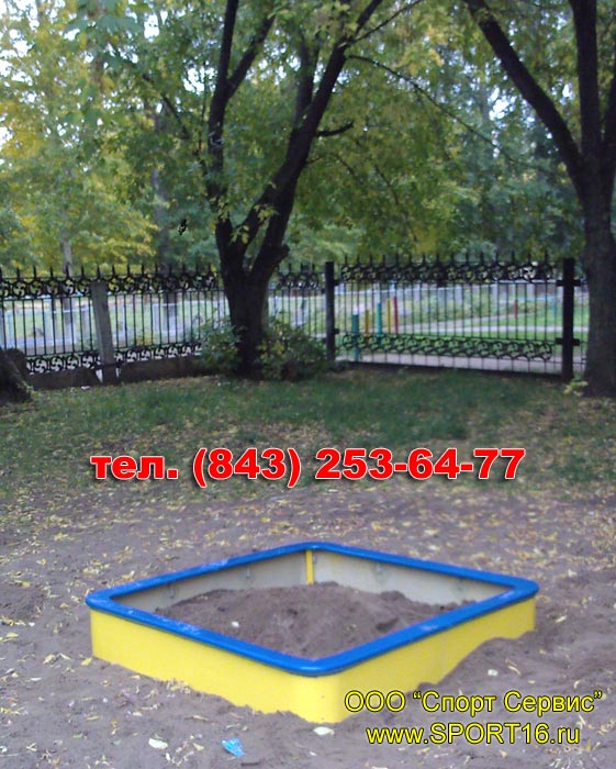 Изготовление деревянных песочниц
